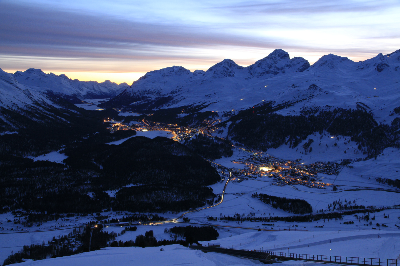 Abendstimmung ab Muottas Muragl