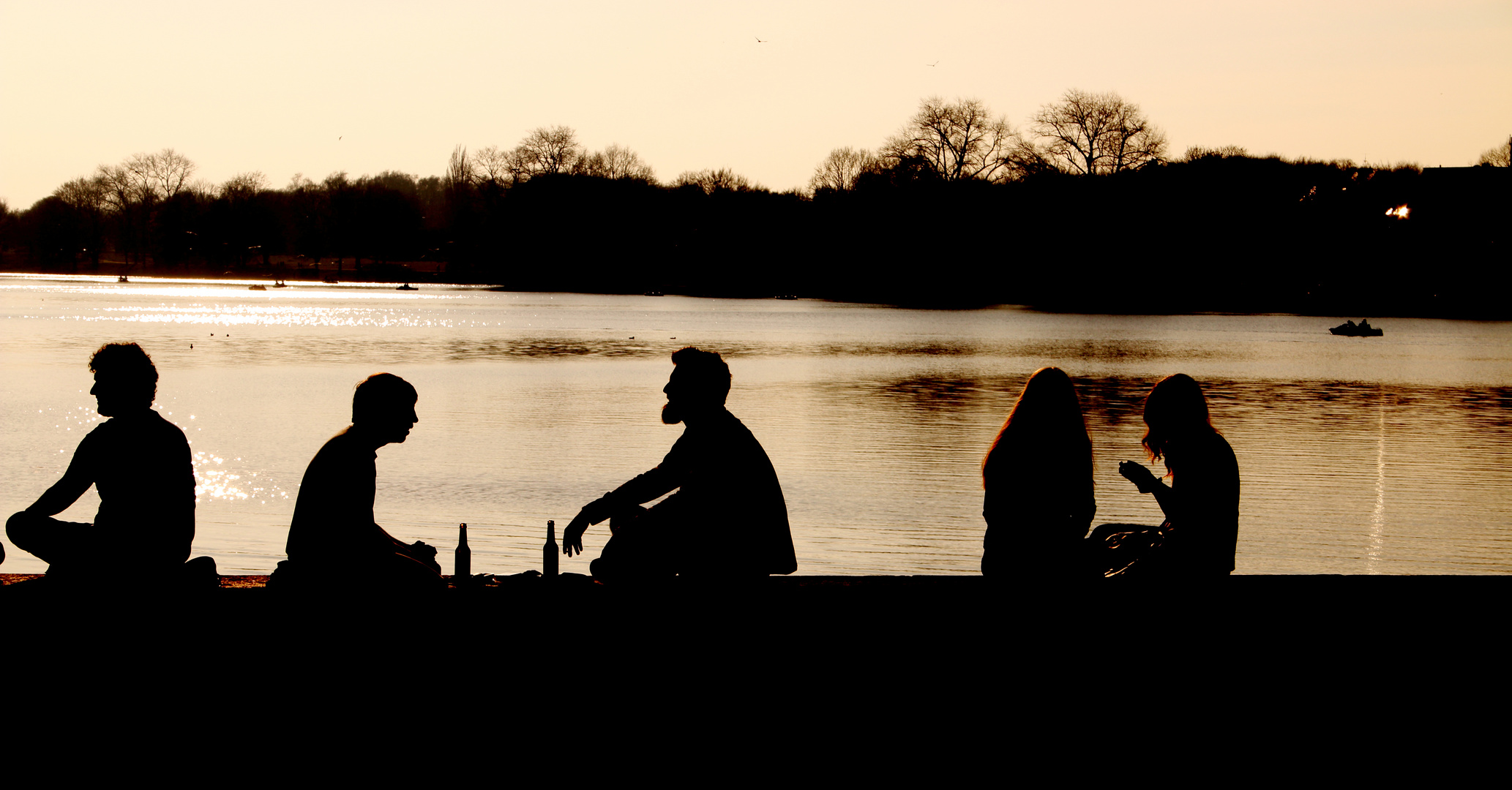 Abendstimmung am Aasee