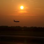 Abendstimmung am Airport