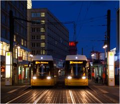 Abendstimmung am Alexanderplatz