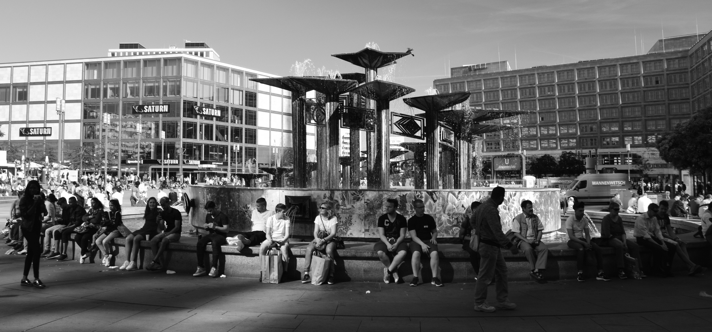 Abendstimmung am Alexanderplatz im Juni 2017 nicht: 2917