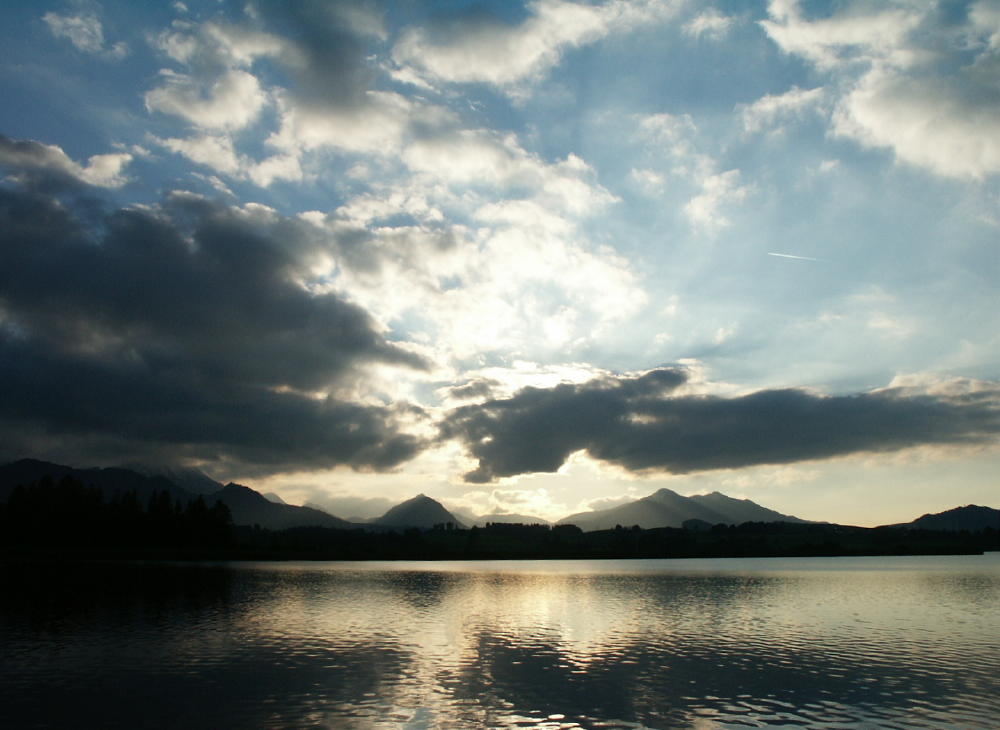 Abendstimmung am Alpensee