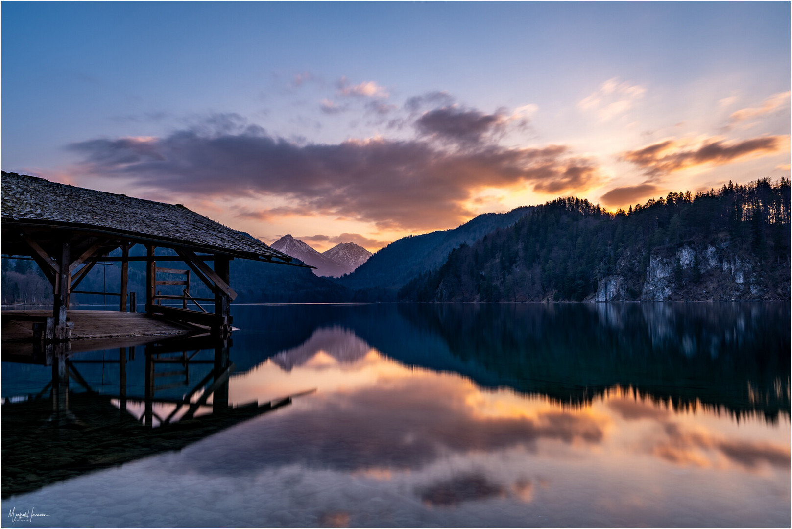 Abendstimmung am Alpsee