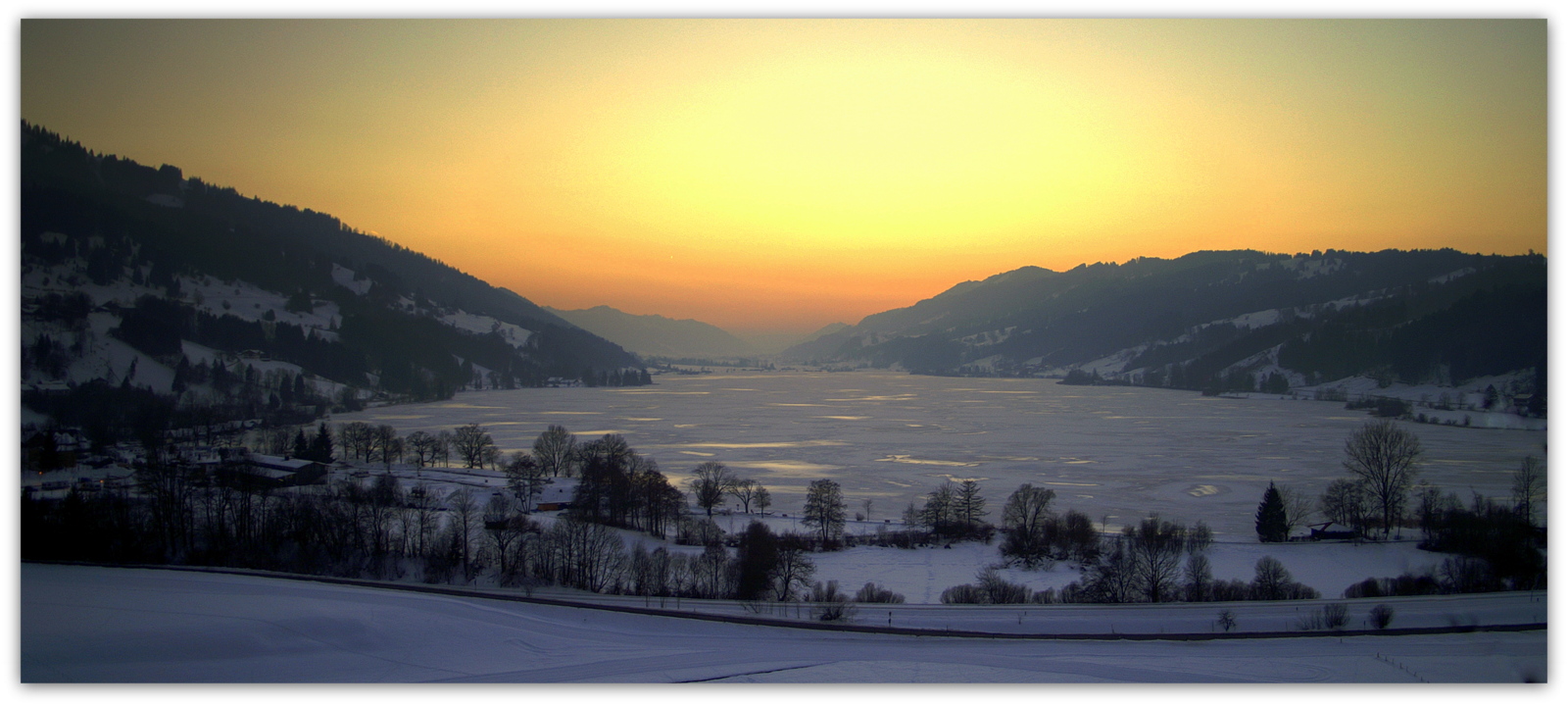 Abendstimmung am Alpsee