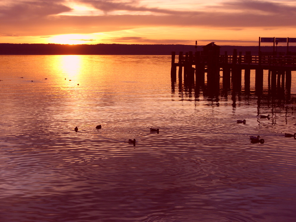 Abendstimmung am Ammersee