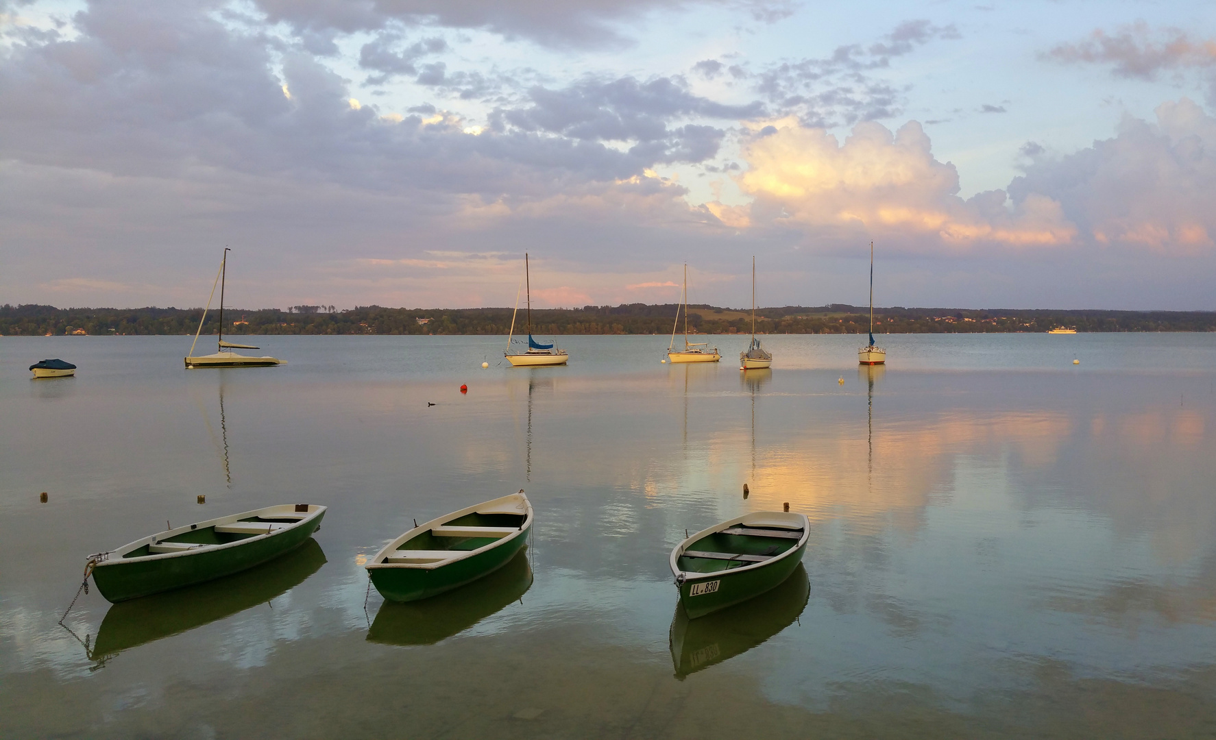 Abendstimmung am Ammersee 