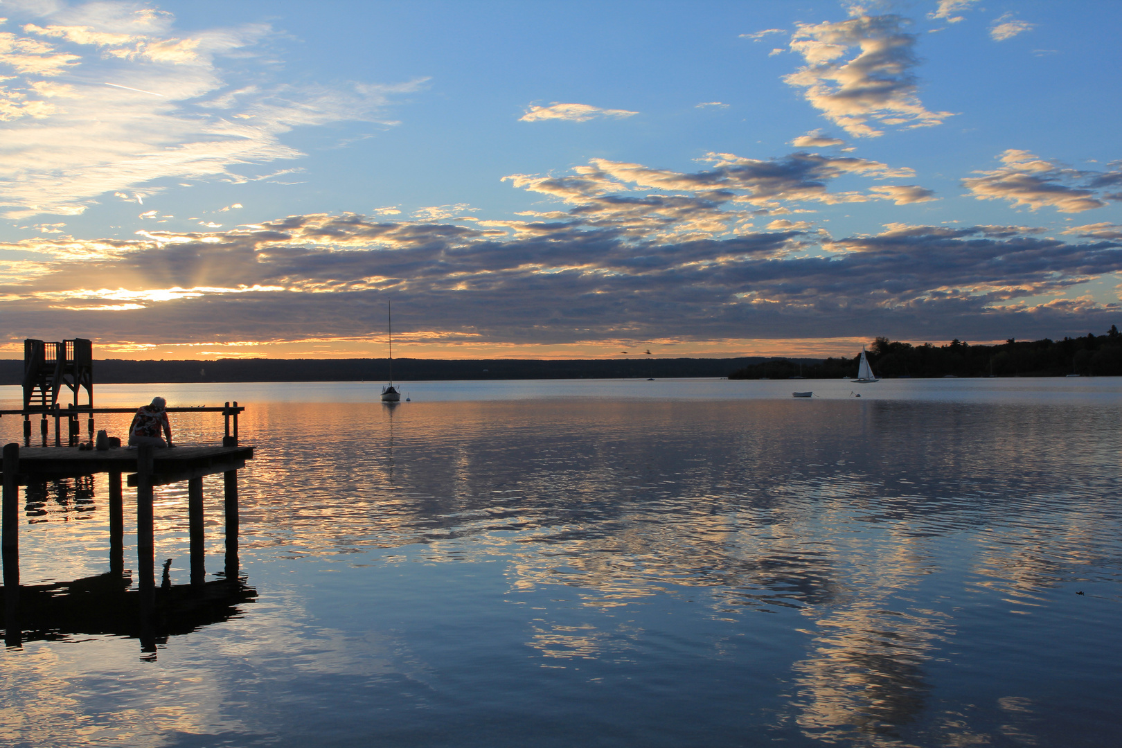 Abendstimmung am Ammersee