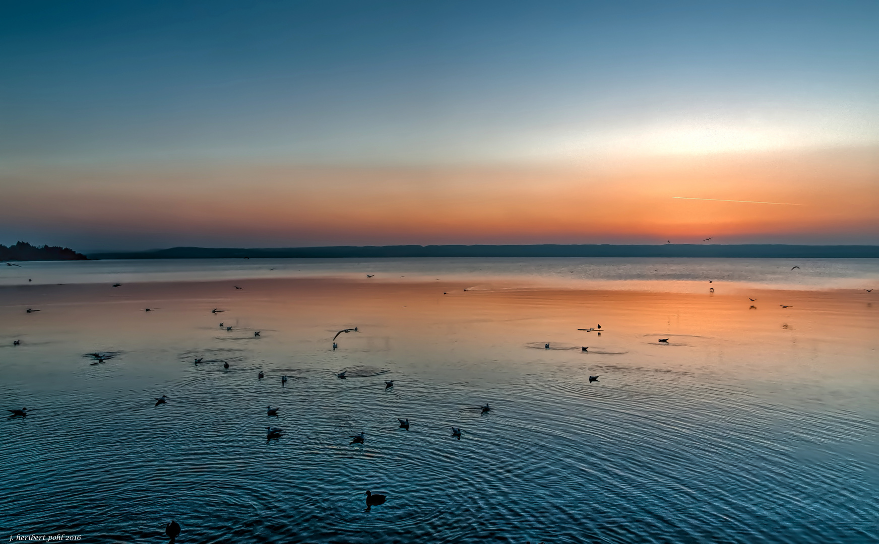 Abendstimmung am Ammersee, Oberbayern