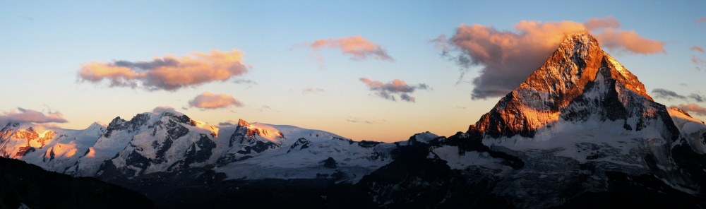 Abendstimmung am Arbenbiwak