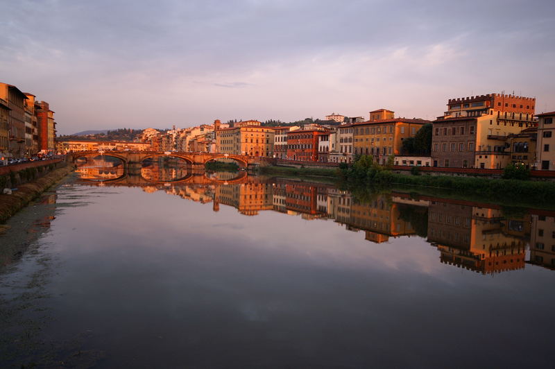 Abendstimmung am Arno