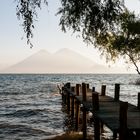 Abendstimmung am Atitlán-See