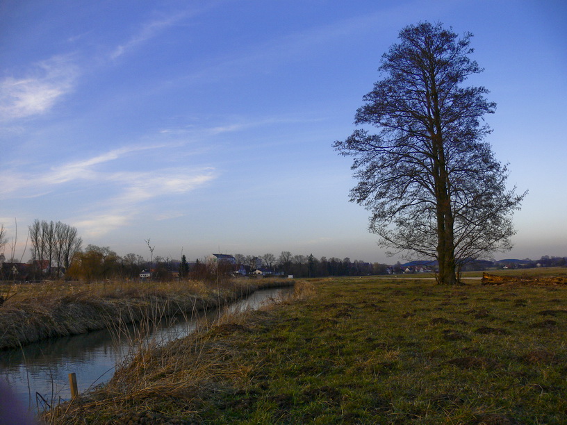 Abendstimmung am Bach