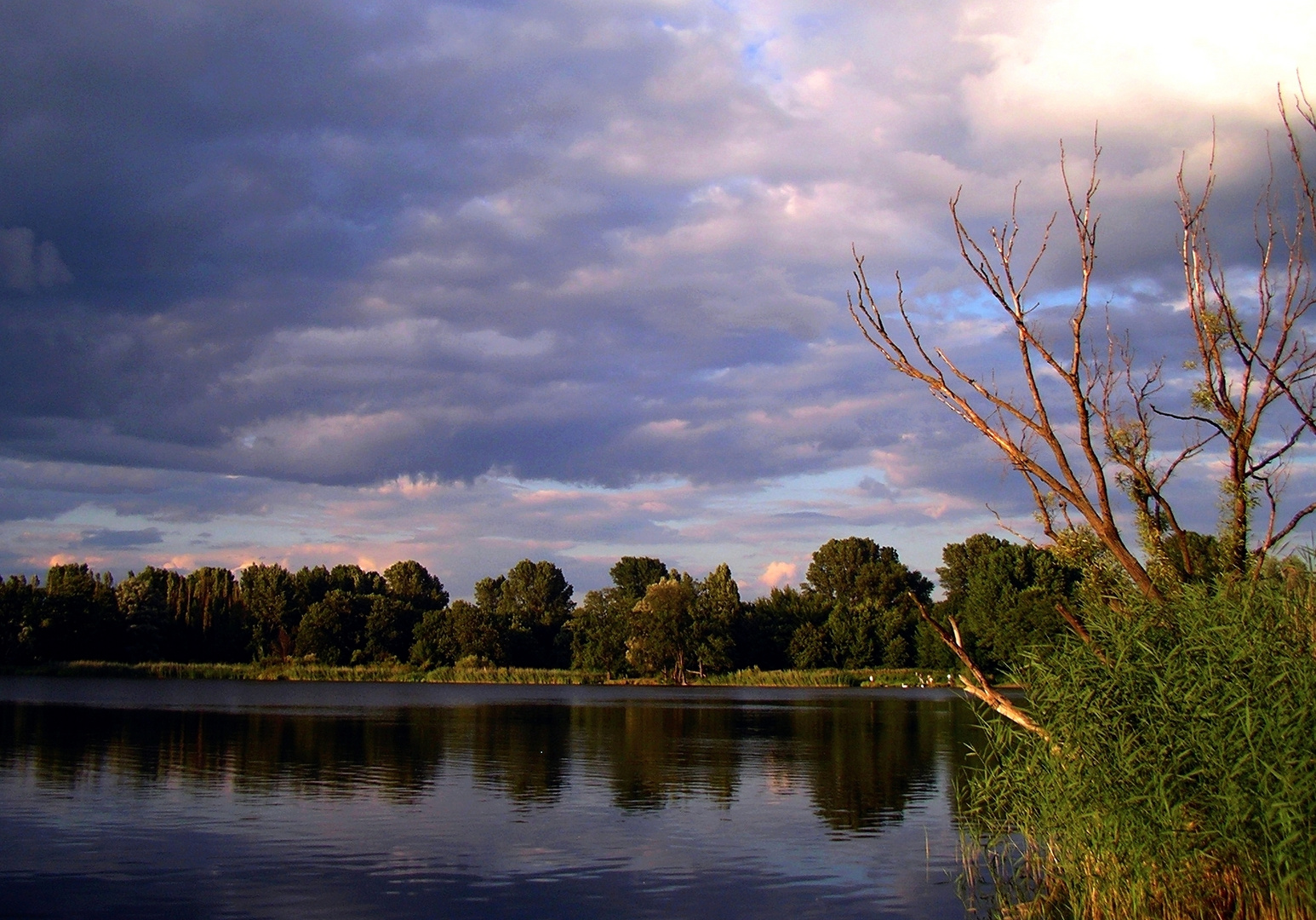 Abendstimmung am Badesee