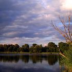 Abendstimmung am Badesee