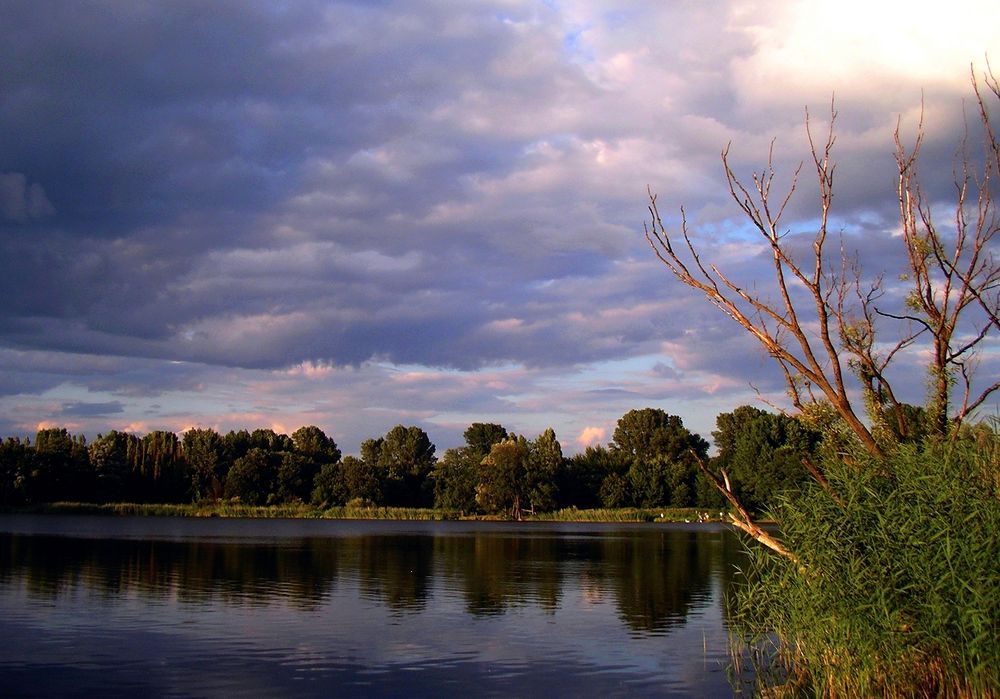 Abendstimmung am Badesee