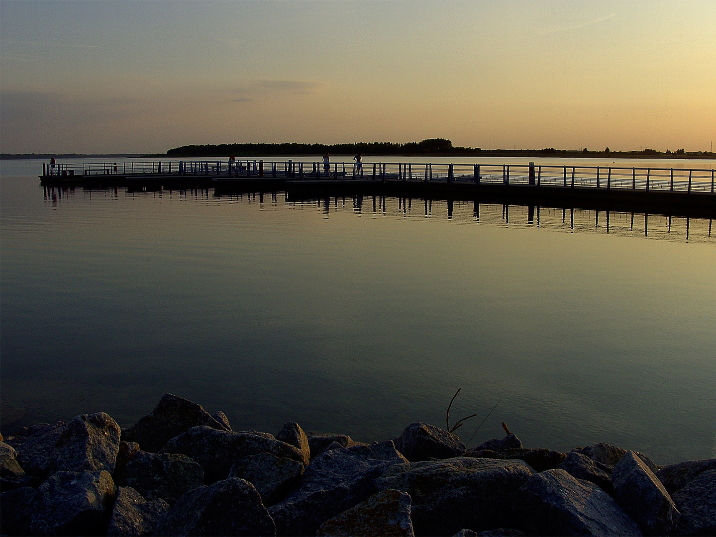 Abendstimmung am Bärwalder See (Bärwalder Ohr)