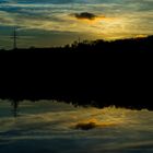  Abendstimmung am Baggersee