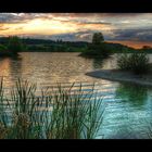 Abendstimmung am Baggersee