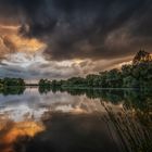 Abendstimmung am Baggersee