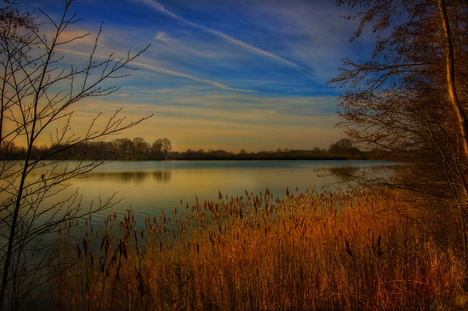 .....Abendstimmung am Baggersee....