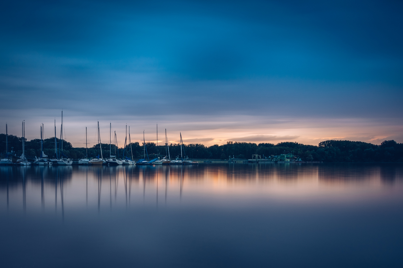 Abendstimmung am Baggersee