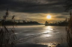 Abendstimmung am Baggersee