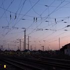 Abendstimmung am Bahnhof