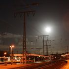 Abendstimmung am Bahnhof