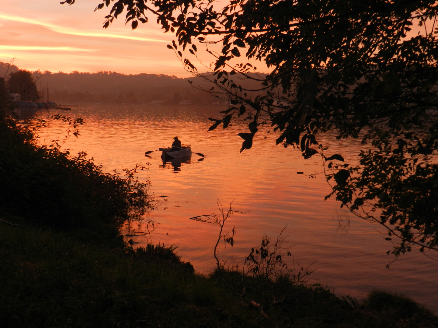 Abendstimmung am Baldeneysee in Essen I