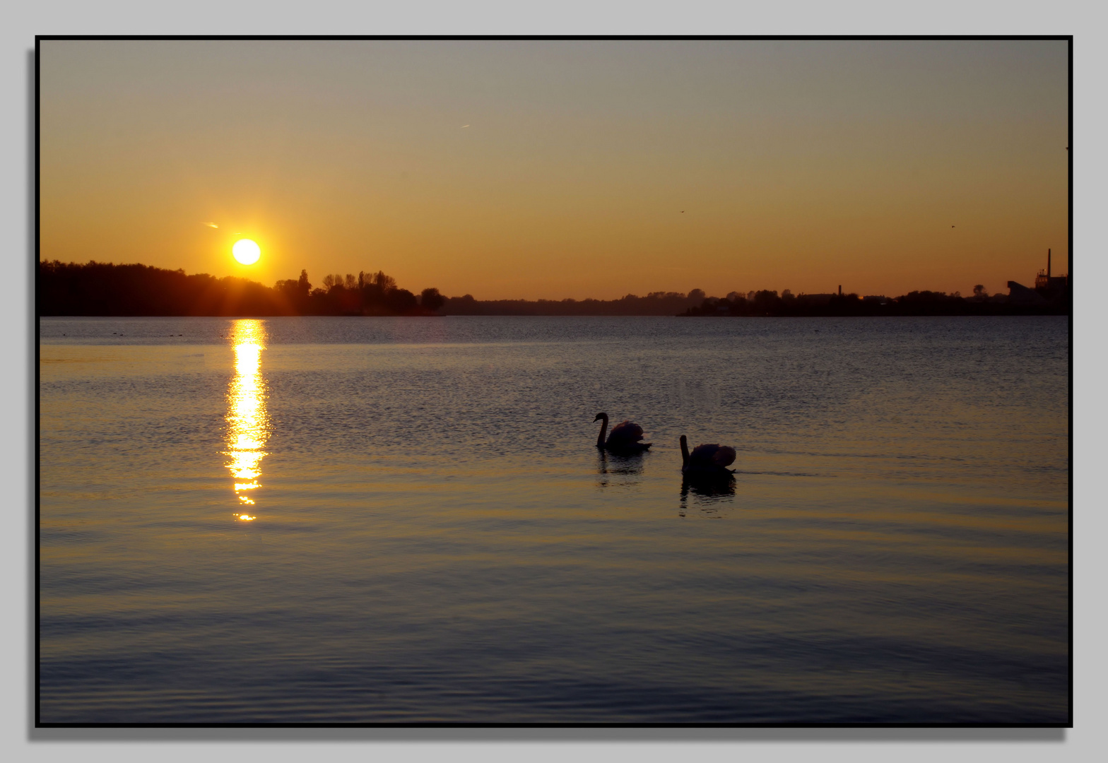 Abendstimmung am Bantersee