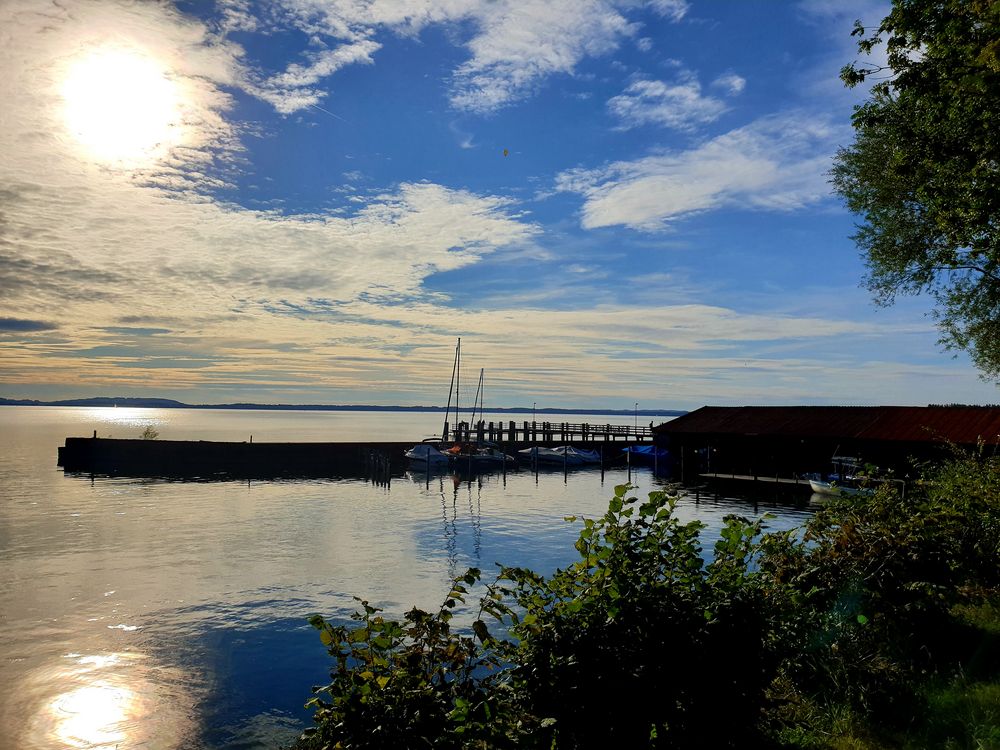 Abendstimmung am bayerischen Meer