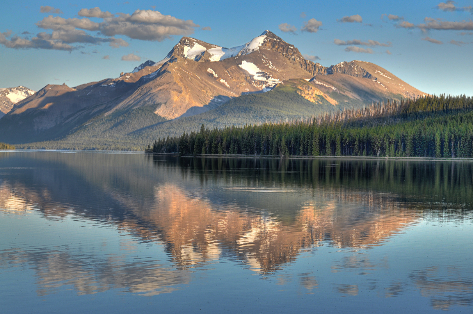 Abendstimmung am Bergsee, Kanada