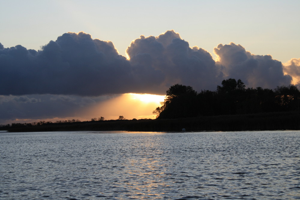 Abendstimmung am Bodden