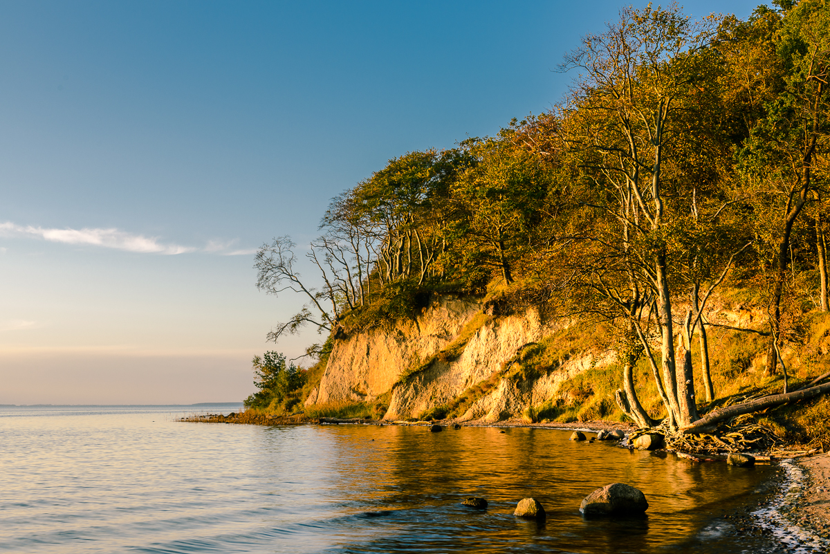 Abendstimmung am Bodden bei Lietzow auf Rügen