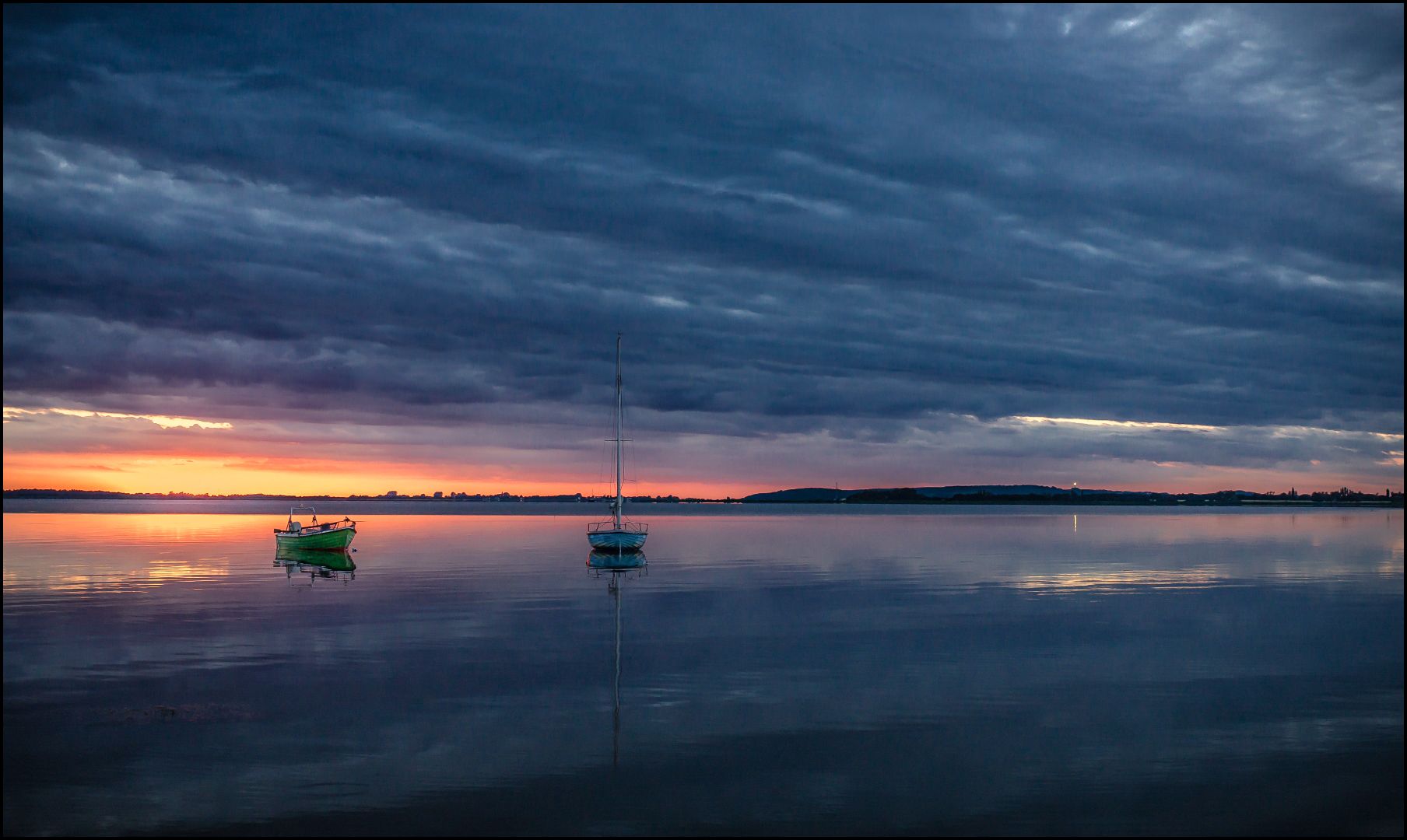 Abendstimmung am Bodden