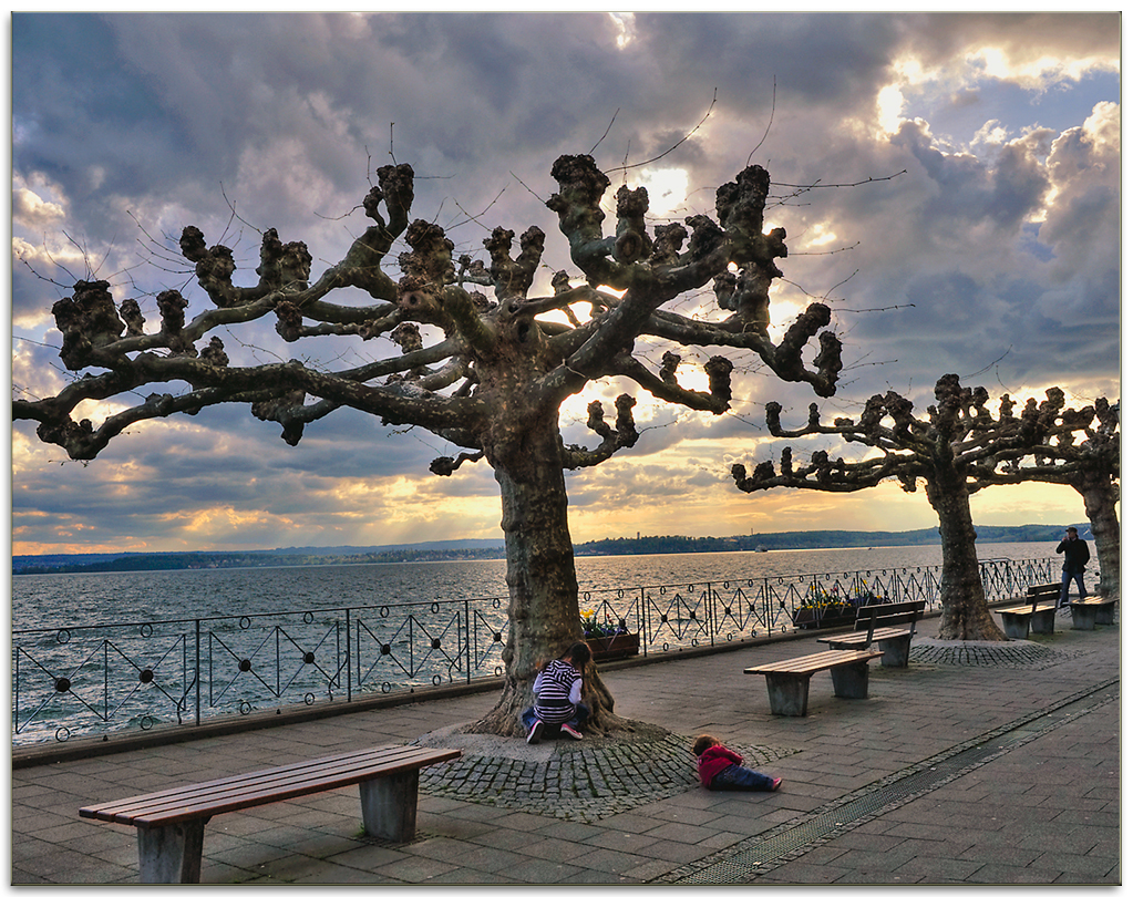 Abendstimmung am Bodensee