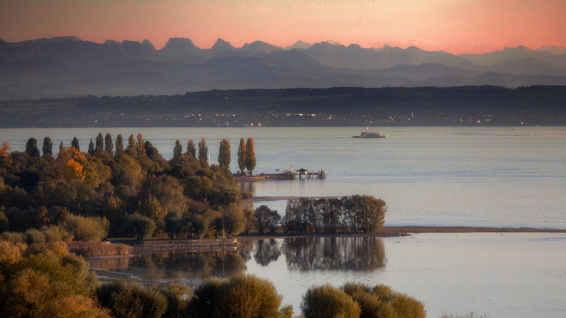 Abendstimmung am Bodensee