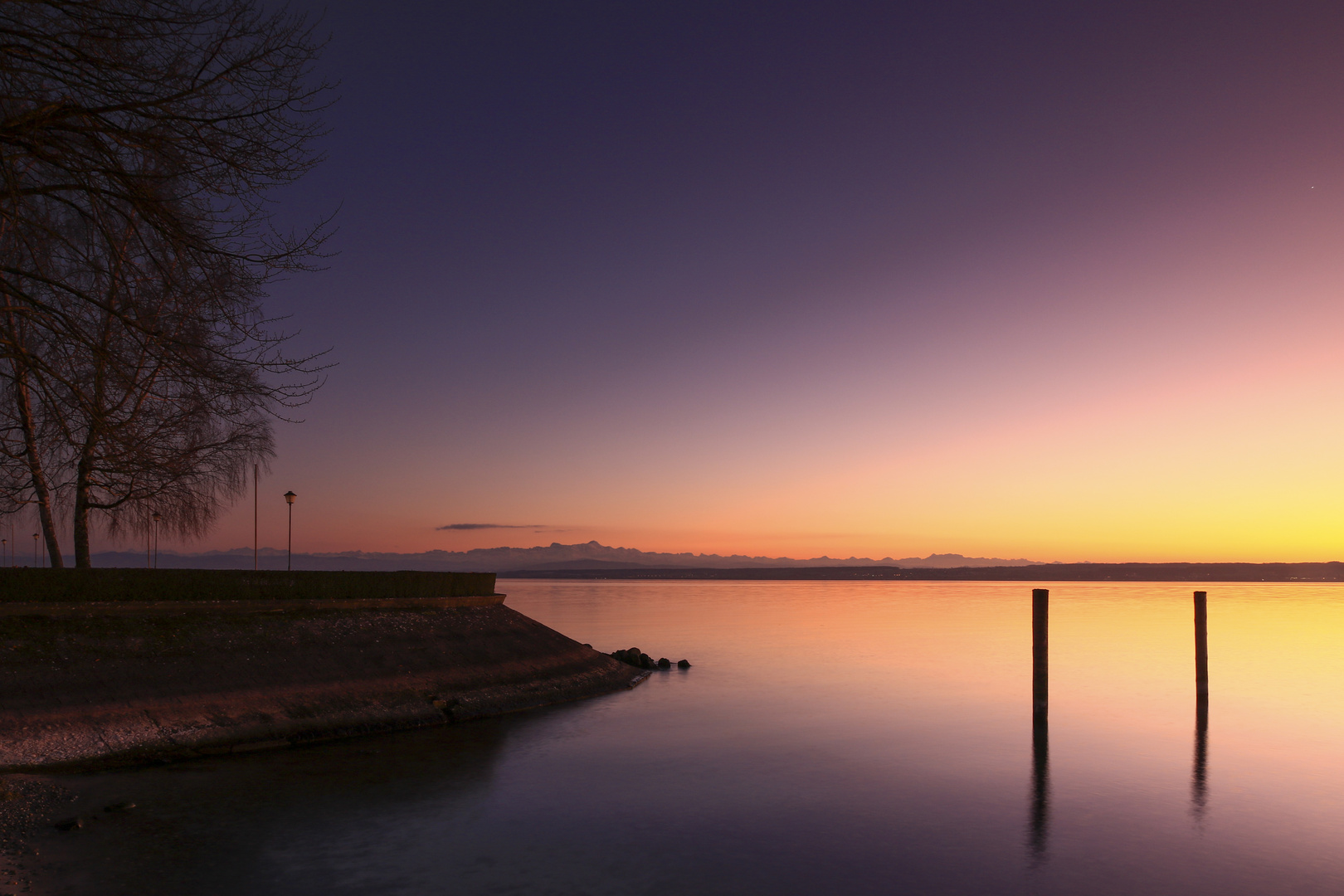 Abendstimmung am Bodensee