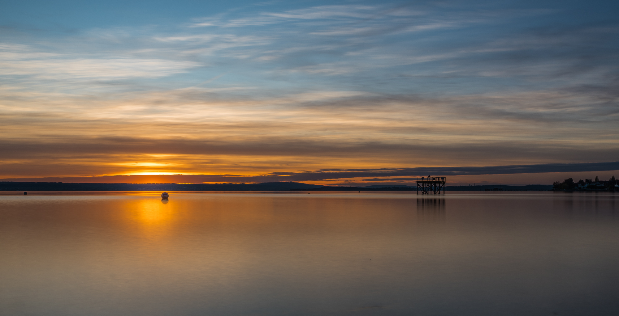 Abendstimmung am Bodensee