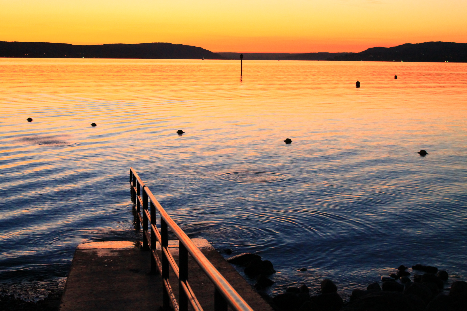 Abendstimmung am Bodensee