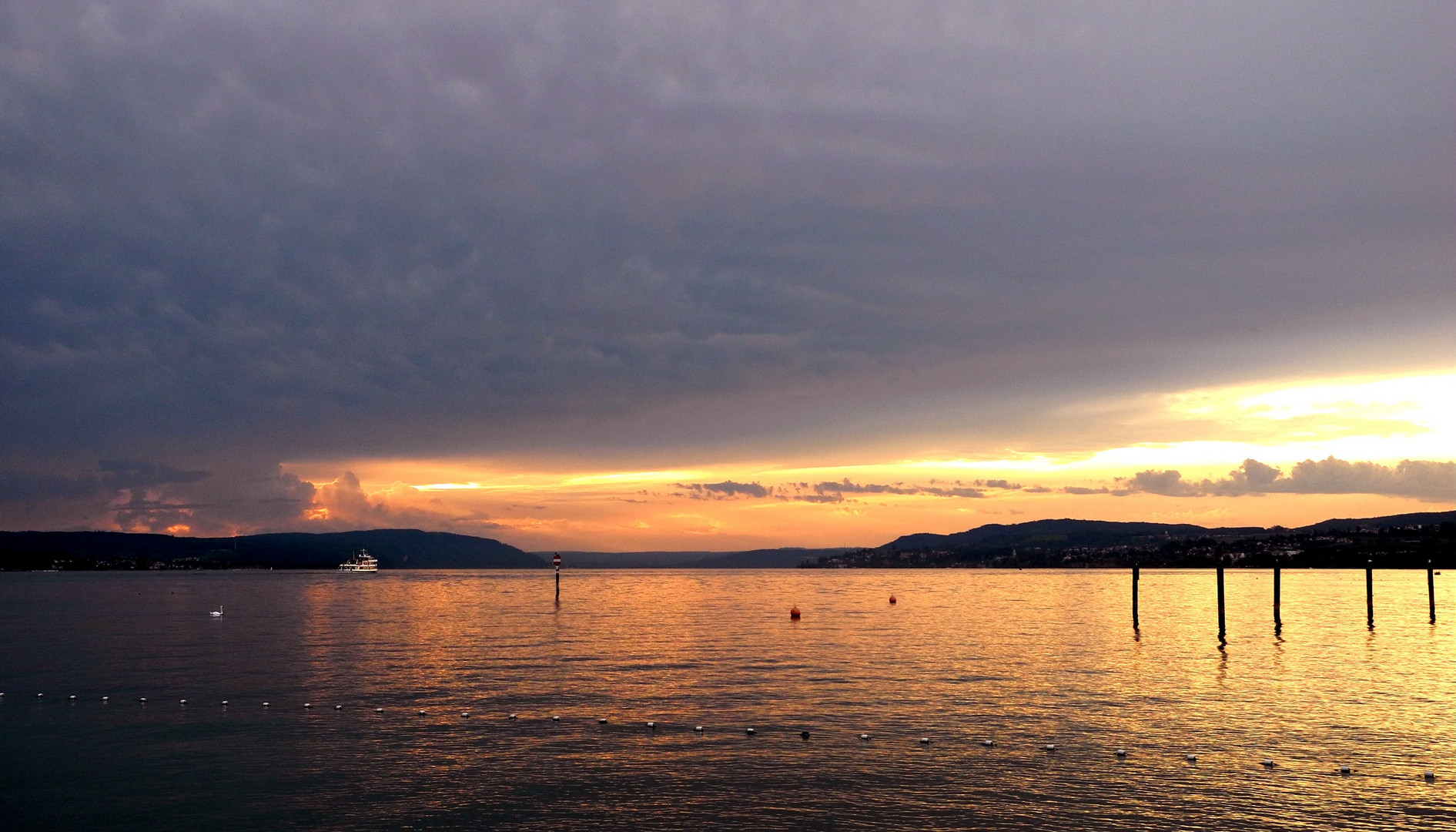 Abendstimmung am Bodensee