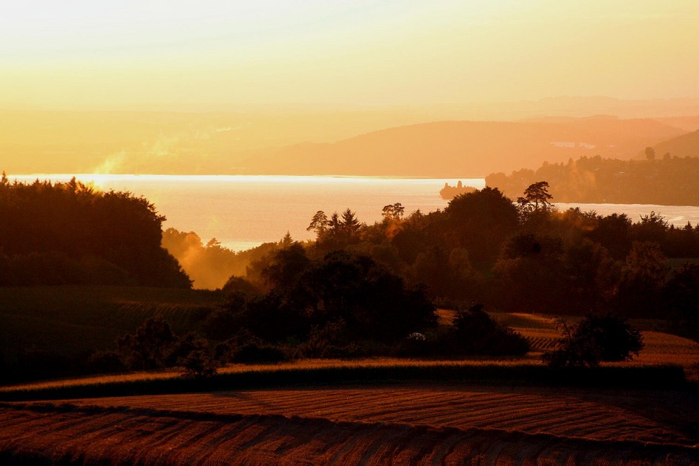 Abendstimmung am Bodensee