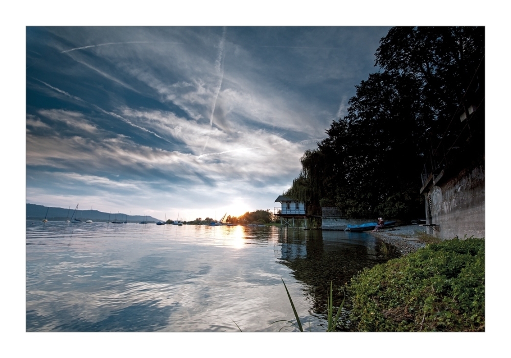 Abendstimmung am Bodensee