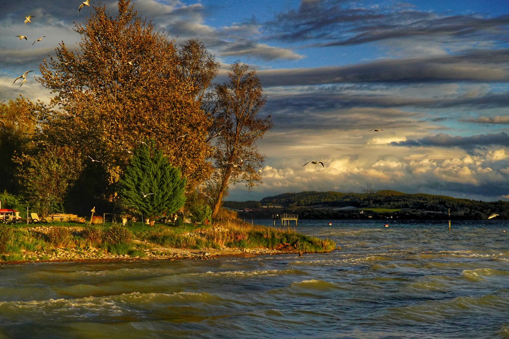 Abendstimmung am Bodensee 