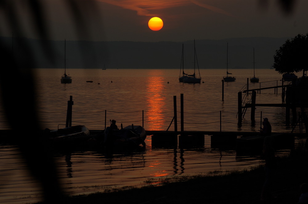 Abendstimmung am Bodensee