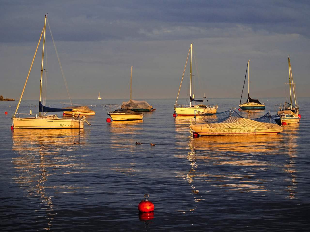 Abendstimmung am Bodensee