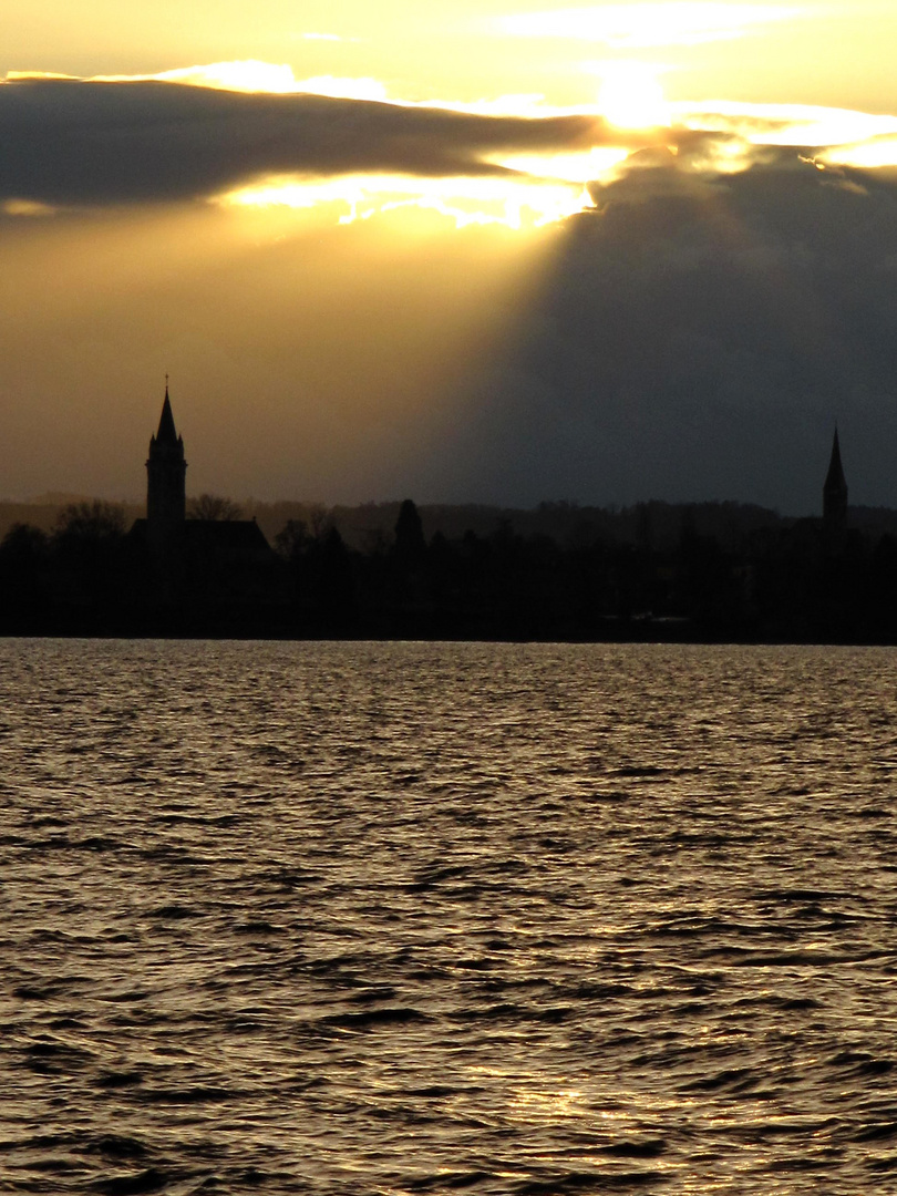 Abendstimmung am Bodensee