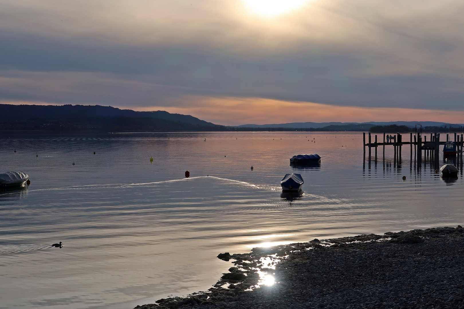 Abendstimmung am Bodensee