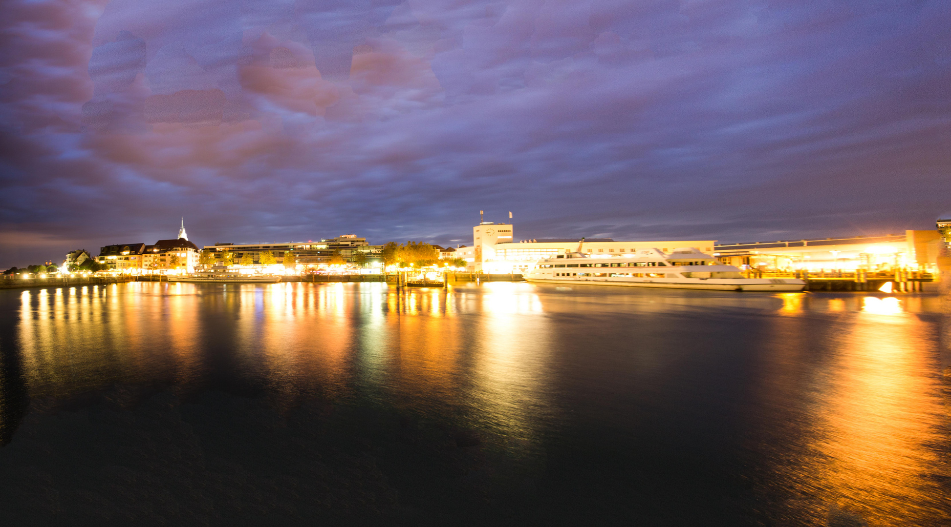 Abendstimmung am Bodensee (Friedrichshafen)