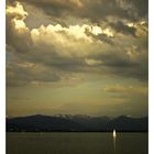 Abendstimmung am Bodensee - Monitore kalibrieren - es lohnt sich...